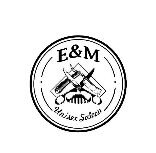 E&M UNISEX SALON LOGO
